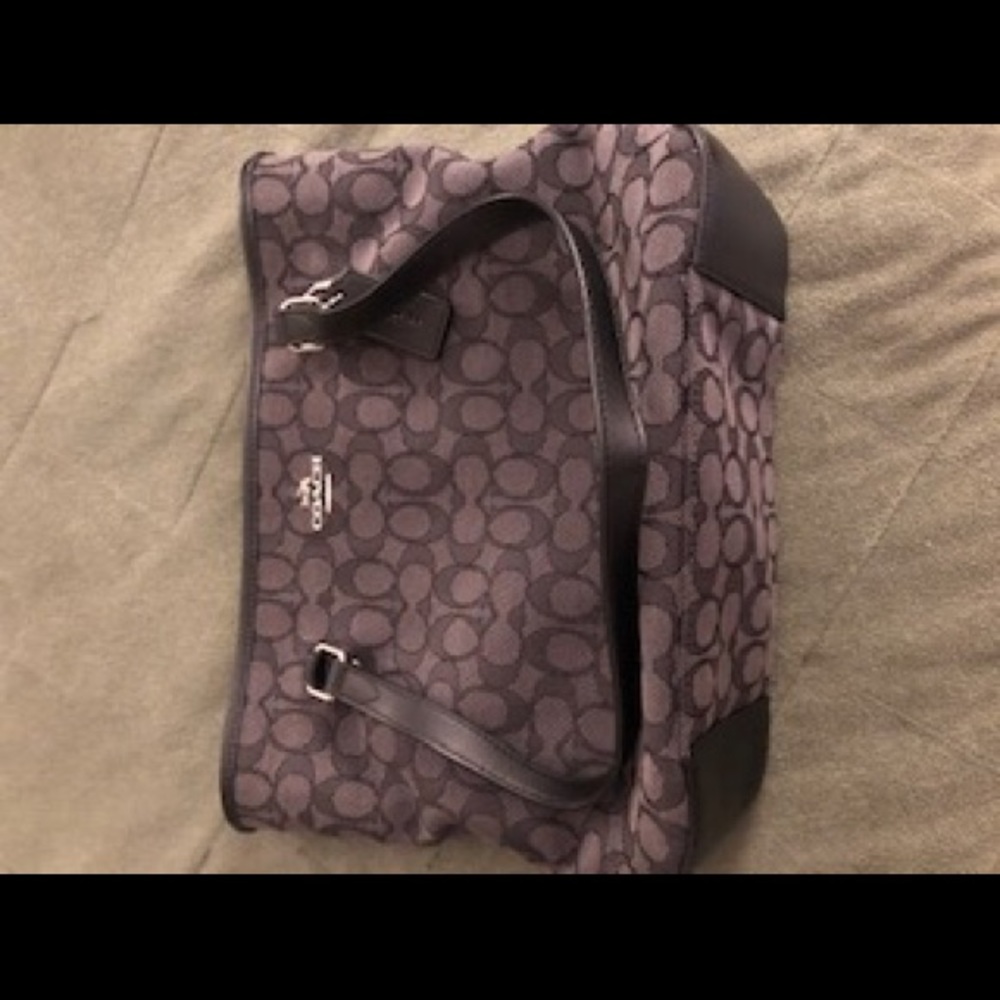 Black Coach Signature bag